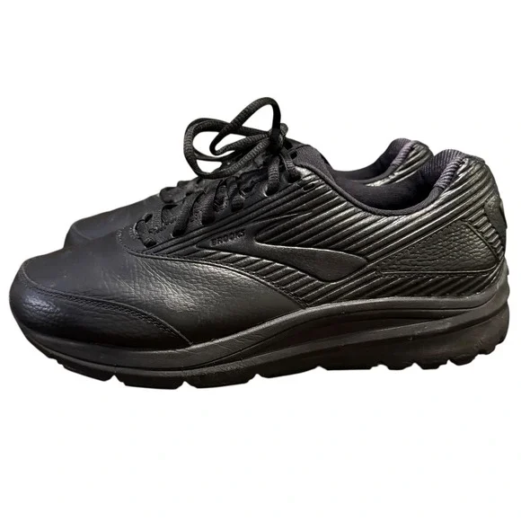 Brooks Women's Addiction Walker 2 10.5 D Black Casual Shoes Sneakers 1203071D072 - Picture 2 of 9